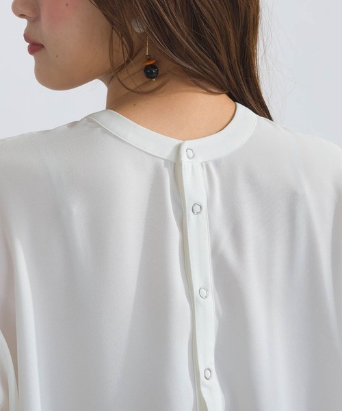 PICCIN(ピッチン)の「前後2wayストレッチドルマンブラウス(シャツ/ブラウス・レディース・オフホワイト/ブラック/サックスブルー・M)」の20枚目の写真