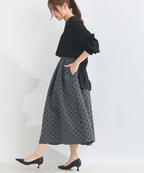 PICCIN(ピッチン)の「前後2wayストレッチドルマンブラウス(シャツ/ブラウス・レディース・オフホワイト/ブラック/サックスブルー・M)」の12枚目の写真