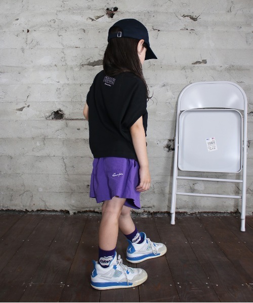 GROOVY COLORS（グルービーカラーズ）の「Typewritercloth Culottes（その他パンツ・キッズ・パープル・120/110）」の3枚目の写真