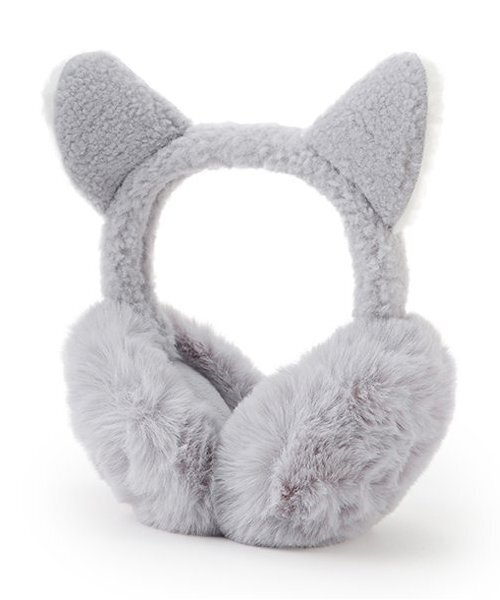 LOVETOXIC（ラブトキシック）の「ネコミミイヤマフ（イヤーマフ・キッズ・ブラック/アイボリー/グレー・F）」の8枚目の写真