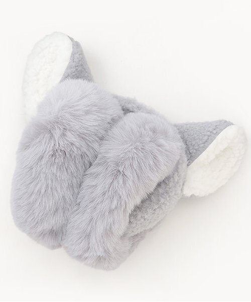 LOVETOXIC（ラブトキシック）の「ネコミミイヤマフ（イヤーマフ・キッズ・ブラック/アイボリー/グレー・F）」の6枚目の写真