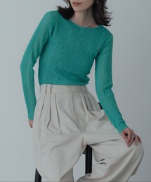 シアースパンコールニット