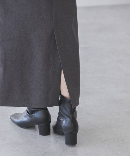 AMERICAN HOLIC（アメリカンホリック）の「イージーケアスリットタイトスカート（スカート・レディース・キャメル/杢グレー・L/M/S）」の21枚目の写真