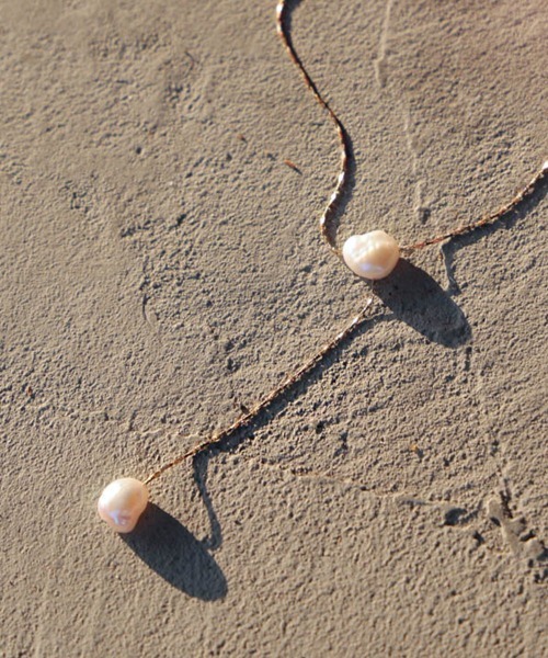 Bab（バブ）の「淡水パールIラインネックレス（ネックレス・レディース・A・ONESIZE）」の6枚目の写真