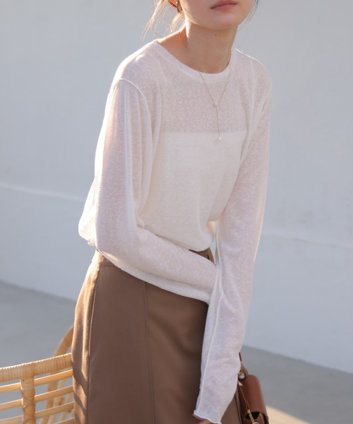 Bab（バブ）の「淡水パールIラインネックレス（ネックレス・レディース・A・ONESIZE）」の8枚目の写真