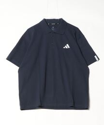 アディダス adidas エッセンシャルズ プラス ルーズフィット スモールロゴ 半袖ポロシャツ
