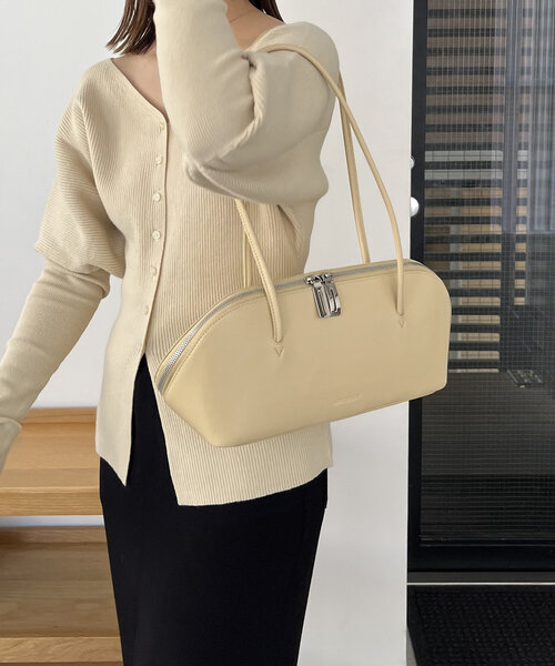 CAPRICIEUX LE'MAGE（カプリシューレマージュ）の「〈ADD CULUMN/アドカラム〉FIGRE BOSTONVINTAGEバッグ（ボストンバッグ・レディース・イエロー/ブラック・FREE）」の14枚目の写真