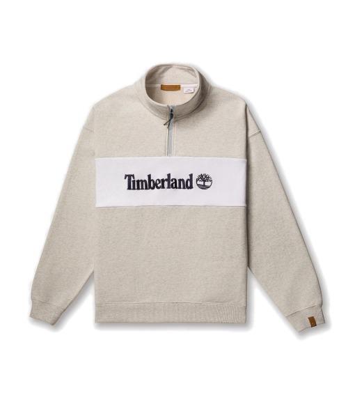Timberland(ティンバーランド)の「Timberland TOKYO DESIGN COLLECTIVE Half Zip Sweat(ティンバーランド TDC ハーフジップ スウェットシャツ)(スウェット・メンズ・グレー系/ネイビー系・SMALL/MEDIUM/LARGE/X-LARGE)」の3枚目の写真