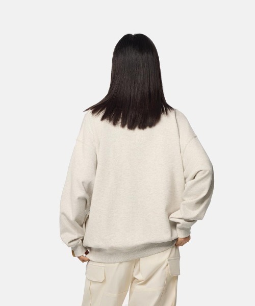 Timberland(ティンバーランド)の「Timberland TOKYO DESIGN COLLECTIVE Half Zip Sweat(ティンバーランド TDC ハーフジップ スウェットシャツ)(スウェット・メンズ・グレー系/ネイビー系・SMALL/MEDIUM/LARGE/X-LARGE)」の6枚目の写真