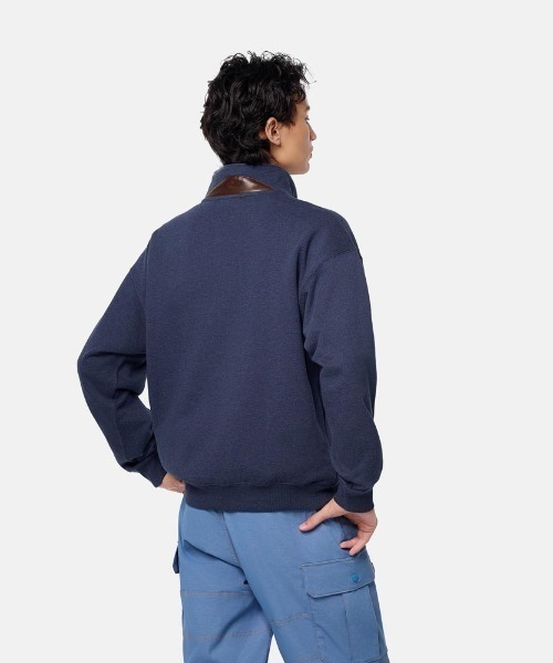 Timberland(ティンバーランド)の「Timberland TOKYO DESIGN COLLECTIVE Half Zip Sweat(ティンバーランド TDC ハーフジップ スウェットシャツ)(スウェット・メンズ・グレー系/ネイビー系・SMALL/MEDIUM/LARGE/X-LARGE)」の10枚目の写真