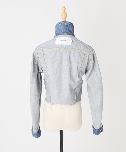 JANE SMITH/ジェーンスミス　別注 SHORT W クロップドジャケット WOOL FRONT ZIP BLOUSON – COVERCHORD