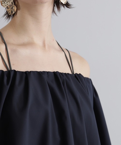 ROSE BUD（ローズバッド）の「バルーンブラウス（シャツ/ブラウス・レディース・レッド/ネイビー・ONE SIZE）」の10枚目の写真