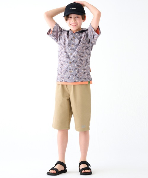 KRIFF MAYER Kid's Collection（クリフメイヤーキッズコレクション）の「メッシュツイルハーフパンツ（その他パンツ・キッズ・ダークグレー/ベージュ/ブラック/カーキ/ブルー・120/130/140/150/160/170）」の10枚目の写真