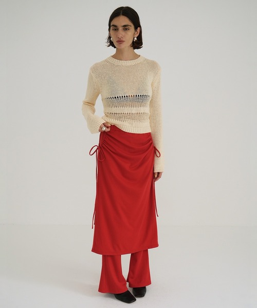 スカート CLANE SHIRRING STRAIGHT SKIRT SHIRRING STRAIGHT SKIRT（スカート）｜CLANE（クラネ）の