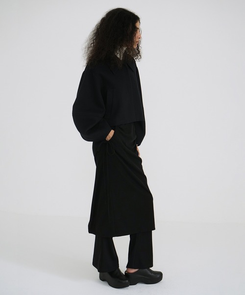 セール】PANTS LAYRED SIDE SHIRRING SKIRT（スカート）｜CLANE