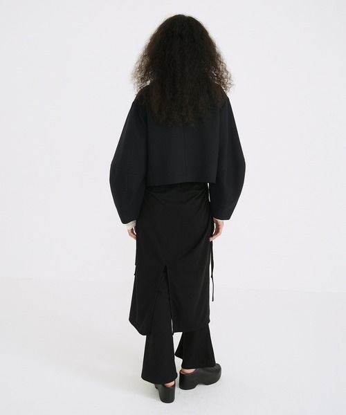 スカート CLANE PANTS LAYERED SIDE SHIRRING SKIRT PANTS LAYERED SIDE SHIRRING SKIRT｜SKIRT/PANTS(スカート