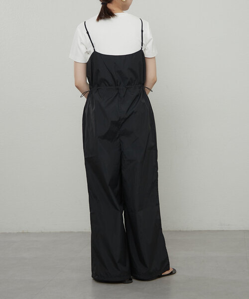 サロペット・オーバーオール・オールインワン GABA HIGH WAIST SUSPENDERS PANTS 22AW セール】ナイロンキャミサロペット（サロペット/オーバーオール