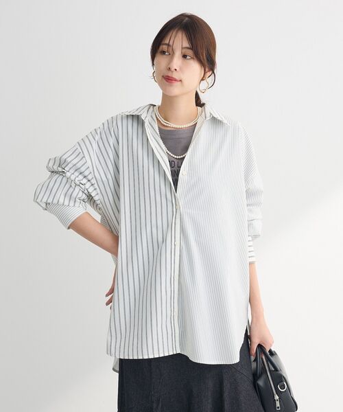 ELENCARE DUE(エレンカーレデュエ)の「・ELENCARE DUE ロゴptロンTEE(Tシャツ/カットソー・レディース・オフホワイト/チャコールグレー/ブラック/ライトカーキ・FREE)」の10枚目の写真