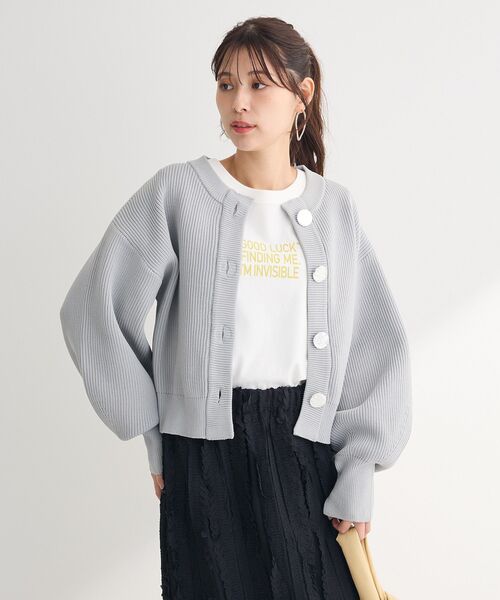 ELENCARE DUE(エレンカーレデュエ)の「・ELENCARE DUE ロゴptロンTEE(Tシャツ/カットソー・レディース・オフホワイト/チャコールグレー/ブラック/ライトカーキ・FREE)」の18枚目の写真