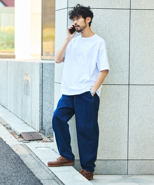 FREAK'S STORE(フリークスストア)の「限定展開 STRATECH/ストラテック ヘンリーネック Tシャツ/抗菌/防臭/制菌/UVカット/接触冷感/吸水速乾(Tシャツ/カットソー・メンズ・チャコールグレー/ホワイト/ブラック/グレイッシュベージュ/ネイビー・SMALL/MEDIUM/LARGE/X-LARGE)」の6枚目の写真
