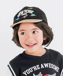 SLAP SLIP（スラップスリップ）の「モチーフ刺しゅうバイカラーローキャップ(52~54cm)（キャップ）」