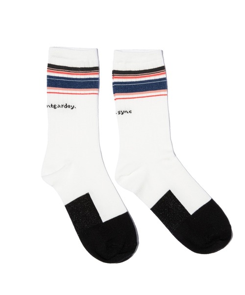 ZOZO（ゾゾ）の「【AVANTGARDEY×ZOZOTOWN】ICON BORDER SOCKS（ソックス/靴下・メンズ・マルチ・FREE）」の3枚目の写真