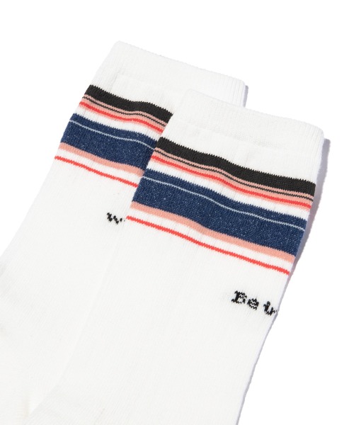 ZOZO（ゾゾ）の「【AVANTGARDEY×ZOZOTOWN】ICON BORDER SOCKS（ソックス/靴下・メンズ・マルチ・FREE）」の5枚目の写真