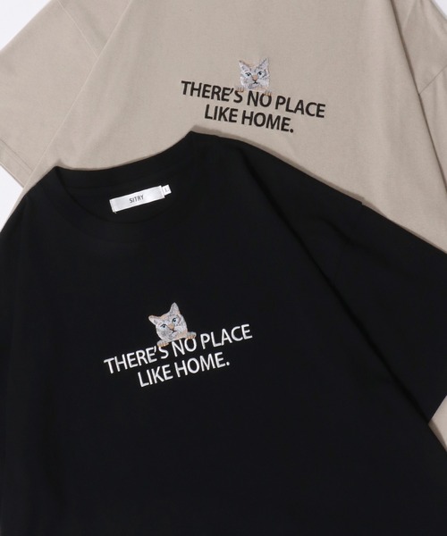 SITRY(シトリー)の「SITRY Animal Embroidery T-Shirt/別注 オーバーサイズ アニマル ワンポイント刺繍 半袖Tシャツ レディース メンズ(Tシャツ/カットソー・メンズ・ホワイト系その他/ブラック/ブルー/ブラック系その他/ベージュ系その他/ブルー系その他/ホワイト/ベージュ・M/XL/L)」の4枚目の写真