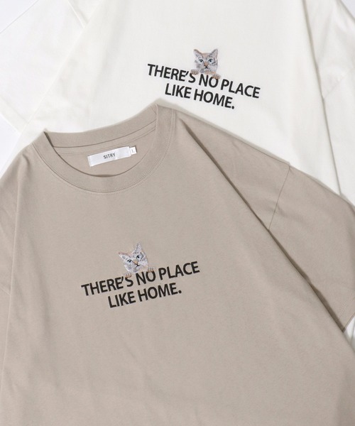 SITRY(シトリー)の「SITRY Animal Embroidery T-Shirt/別注 オーバーサイズ アニマル ワンポイント刺繍 半袖Tシャツ レディース メンズ(Tシャツ/カットソー・メンズ・ホワイト系その他/ブラック/ブルー/ブラック系その他/ベージュ系その他/ブルー系その他/ホワイト/ベージュ・M/XL/L)」の6枚目の写真