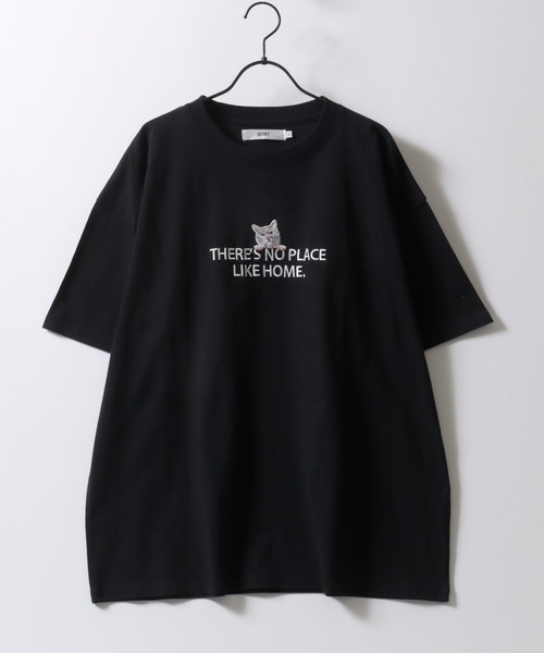 SITRY(シトリー)の「SITRY Animal Embroidery T-Shirt/別注 オーバーサイズ アニマル ワンポイント刺繍 半袖Tシャツ レディース メンズ(Tシャツ/カットソー・メンズ・ホワイト系その他/ブラック/ブルー/ブラック系その他/ベージュ系その他/ブルー系その他/ホワイト/ベージュ・M/XL/L)」の15枚目の写真