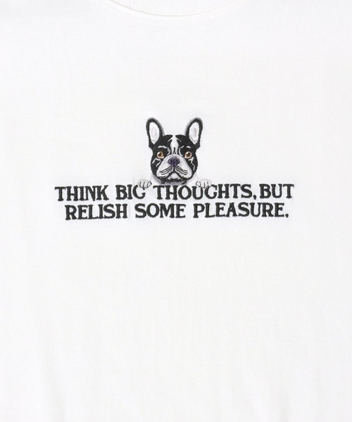 SITRY(シトリー)の「SITRY Animal Embroidery T-Shirt/別注 オーバーサイズ アニマル ワンポイント刺繍 半袖Tシャツ レディース メンズ(Tシャツ/カットソー・メンズ・ホワイト系その他/ブラック/ブルー/ブラック系その他/ベージュ系その他/ブルー系その他/ホワイト/ベージュ・M/XL/L)」の13枚目の写真