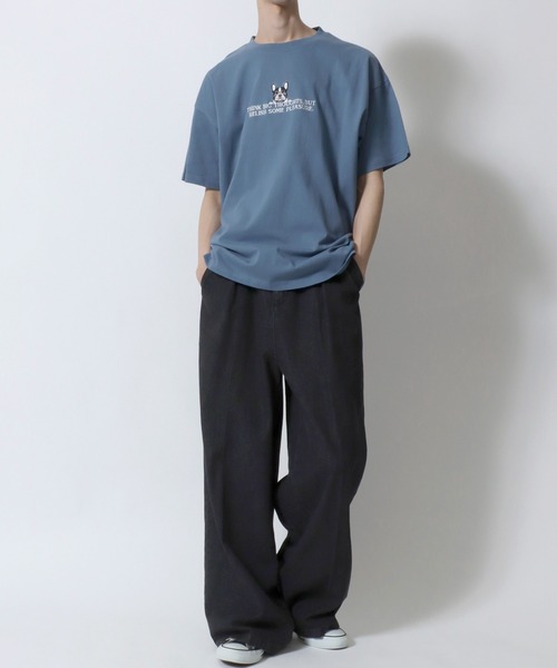 セール】SITRY Animal Embroidery T-Shirt/別注 オーバーサイズ