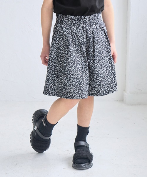 ROPE' PICNIC(ロペピクニック)の「【KIDS/キッズ】プチフラワースカート風キュロット/セットアップ対応(その他パンツ・キッズ・ネイビー/オフホワイト・L/M/S)」の9枚目の写真