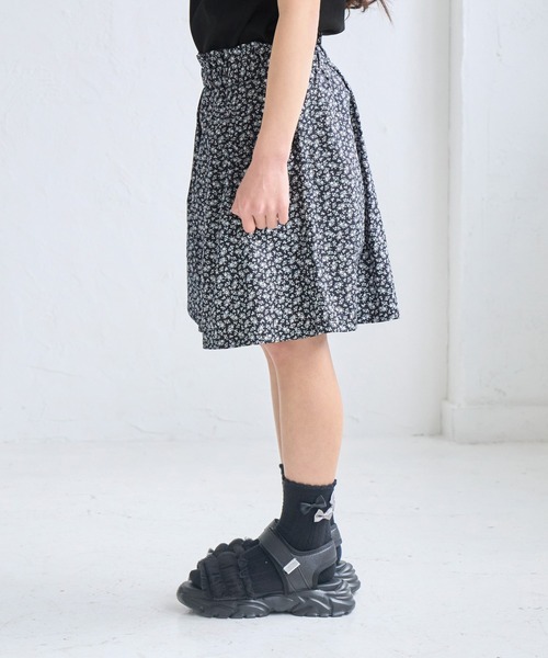 ROPE' PICNIC(ロペピクニック)の「【KIDS/キッズ】プチフラワースカート風キュロット/セットアップ対応(その他パンツ・キッズ・ネイビー/オフホワイト・L/M/S)」の11枚目の写真
