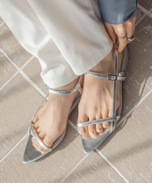 セール】ポインテッドナローサンダル 287486（サンダル）｜LOWRYS FARM