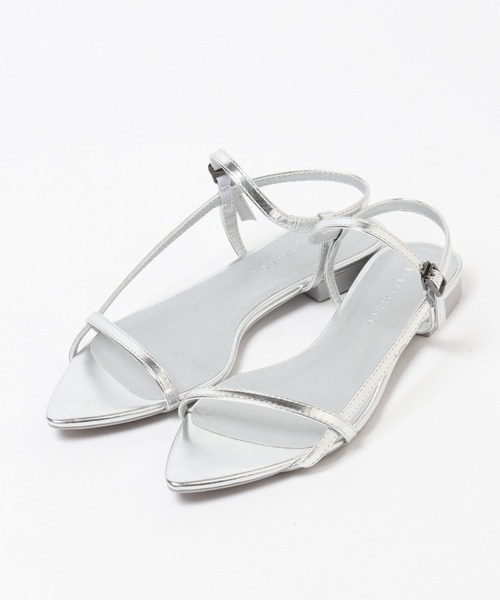 LOWRYS FARM(ローリーズファーム)の「ポインテッドナローサンダル 287486(サンダル・レディース・ブラック/シルバー/レッド/レオパード・MEDIUM/LARGE)」の7枚目の写真