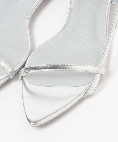 LOWRYS FARM(ローリーズファーム)の「ポインテッドナローサンダル 287486(サンダル・レディース・ブラック/シルバー/レッド/レオパード・MEDIUM/LARGE)」の14枚目の写真