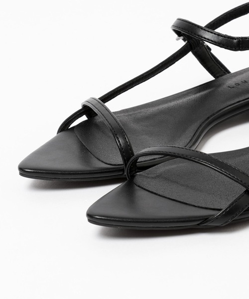 LOWRYS FARM(ローリーズファーム)の「ポインテッドナローサンダル 287486(サンダル・レディース・ブラック/シルバー/レッド/レオパード・MEDIUM/LARGE)」の16枚目の写真