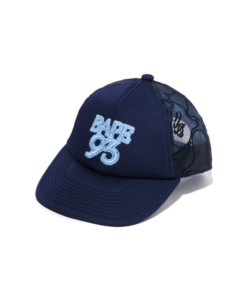 LINE CAMO JACQUARD MESH BLOCKING LOGO CAP（キャップ）｜A