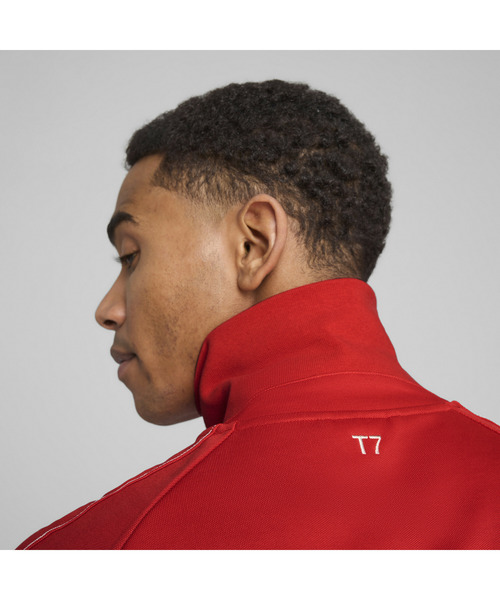 PUMA（プーマ）の「PUMA プーマ メンズ T7 トラック ジャケット（ジャージ・メンズ・レッド/ネイビー/ブラック・MEDIUM/SMALL/LARGE/X-LARGE/X-SMALL）」の7枚目の写真