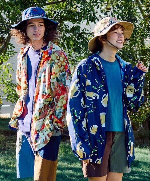 go slow caravan（ゴースローキャラバン）の「マイクロリップポリエステル目立っちゃぶるパーカーJKT（ブルゾン・メンズ・グリーン系その他/その他1・LARGE/X-LARGE/MEDIUM）」の20枚目の写真
