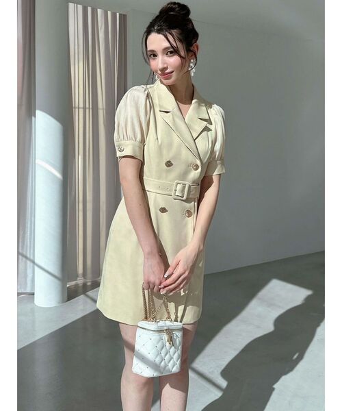 RESEXXY（リゼクシー）の「スリーブシアーデザインミニワンピース（ワンピース・レディース・ブラック/イエロー/その他1/ホワイト・FREE）」の19枚目の写真