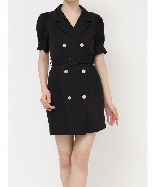 RESEXXY（リゼクシー）の「スリーブシアーデザインミニワンピース（ワンピース・レディース・ブラック/イエロー/その他1/ホワイト・FREE）」の5枚目の写真