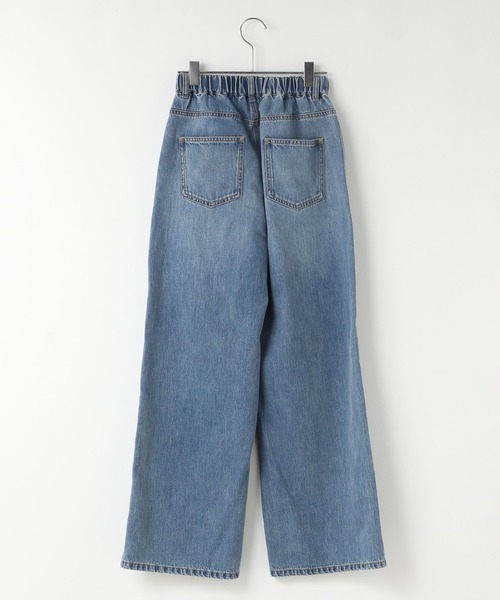 LOWRYS FARM yuwマルチウェイデニムパンツ セール】【160-170サイズ】デニムイージーパンツ 318891（デニム
