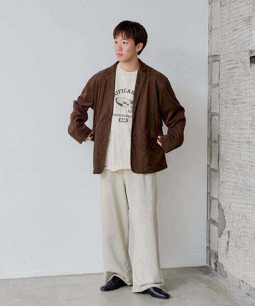 WHIMSIC(ウィムジック)の「*【WHIMSIC/SETUP対応/セルフカット】ガーメントダイスウェットパンツ(スウェットパンツ・レディース・オフホワイト/チャコールグレー・FREE)」の5枚目の写真