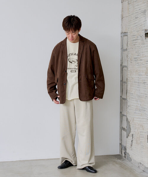 WHIMSIC(ウィムジック)の「*【WHIMSIC/SETUP対応/セルフカット】ガーメントダイスウェットパンツ(スウェットパンツ・レディース・オフホワイト/チャコールグレー・FREE)」の6枚目の写真