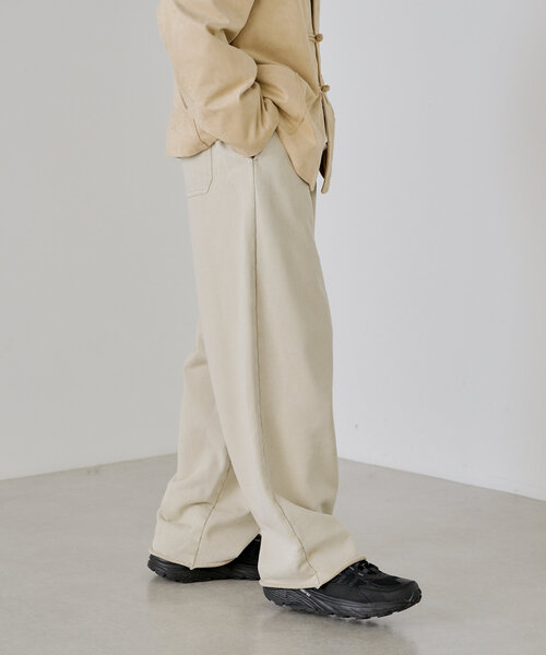 WHIMSIC(ウィムジック)の「*【WHIMSIC/SETUP対応/セルフカット】ガーメントダイスウェットパンツ(スウェットパンツ・レディース・オフホワイト/チャコールグレー・FREE)」の15枚目の写真