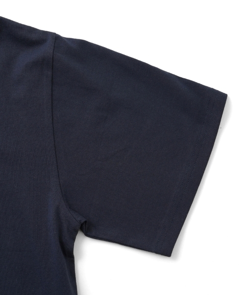 GLAZOS（グラソス）の「【大人向けサイズあり】【プチプラ】フロントアーチロゴ半袖Tシャツ（Tシャツ/カットソー・キッズ・ベージュ/ブルー/ブラック/カーキ/ホワイト/ネイビー・S/L/M/LL）」の7枚目の写真