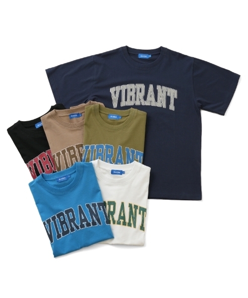 GLAZOS（グラソス）の「【大人向けサイズあり】【プチプラ】フロントアーチロゴ半袖Tシャツ（Tシャツ/カットソー・キッズ・ベージュ/ブルー/ブラック/カーキ/ホワイト/ネイビー・S/L/M/LL）」の11枚目の写真