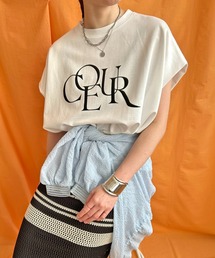 LHELBIE | フロッキーロゴボックスTシャツ(Tシャツ/カットソー)